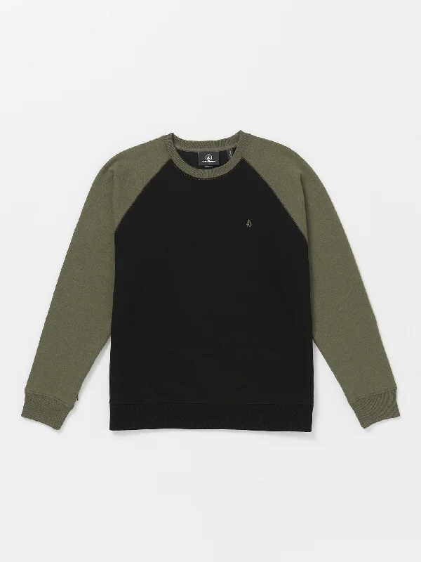 men's budget sweatshirts-Homak Crew Sweatshirt - Wintermoss