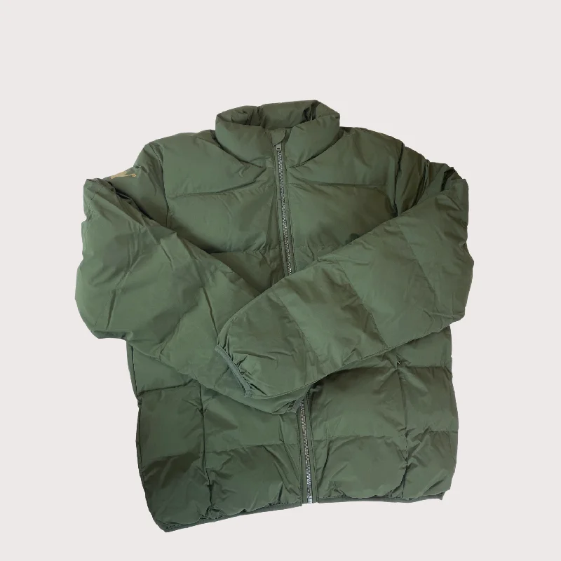 men's sun protection coats-Sinclair Men's Green Puffer Coat