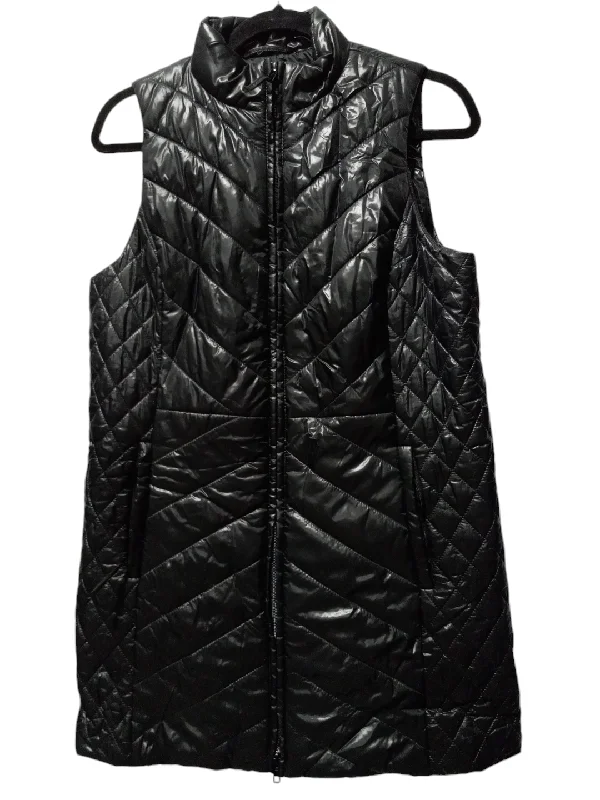 men's safety work vests-Vest Puffer & Quilted By Talbots In Black, Size: Petite  M