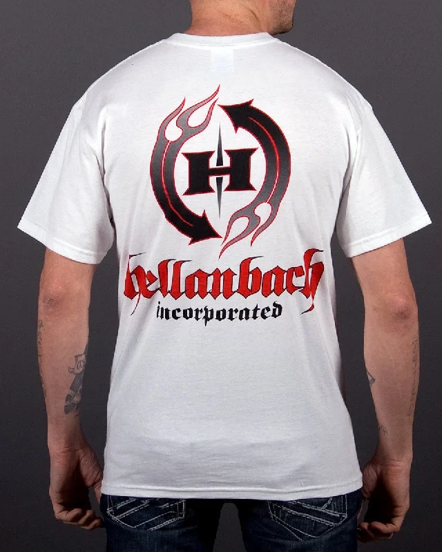 men's urban t-shirts-Hellanbach Logo T-Shirt