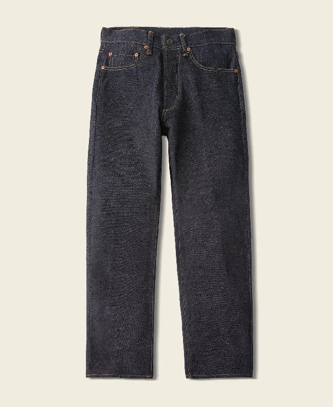 men's checked pants-15 oz Heavyweight Selvedge Denim Jeans