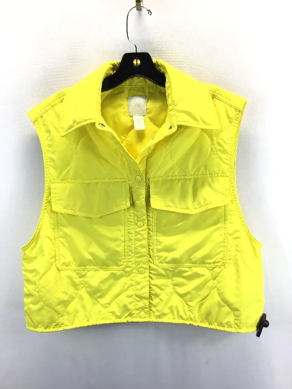 men's gym vests-Yellow Vest Other H&m, Size S