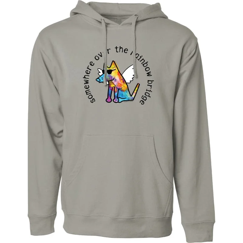 men's performance sweatshirts-Somewhere Over The Rainbow Bridge - Sweatshirt Pullover Hoodie