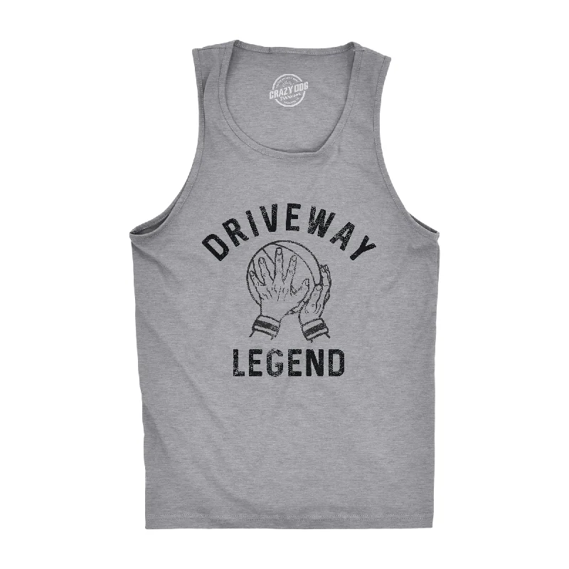 men's tank top casual wear-Driveway Legend Men's Tank Top