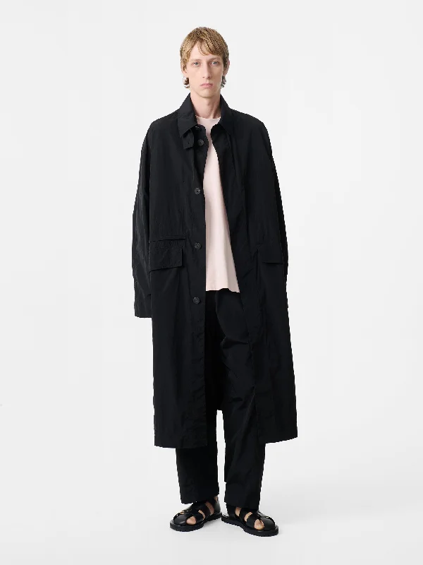 men's soft coats-Rizz Coat in Black