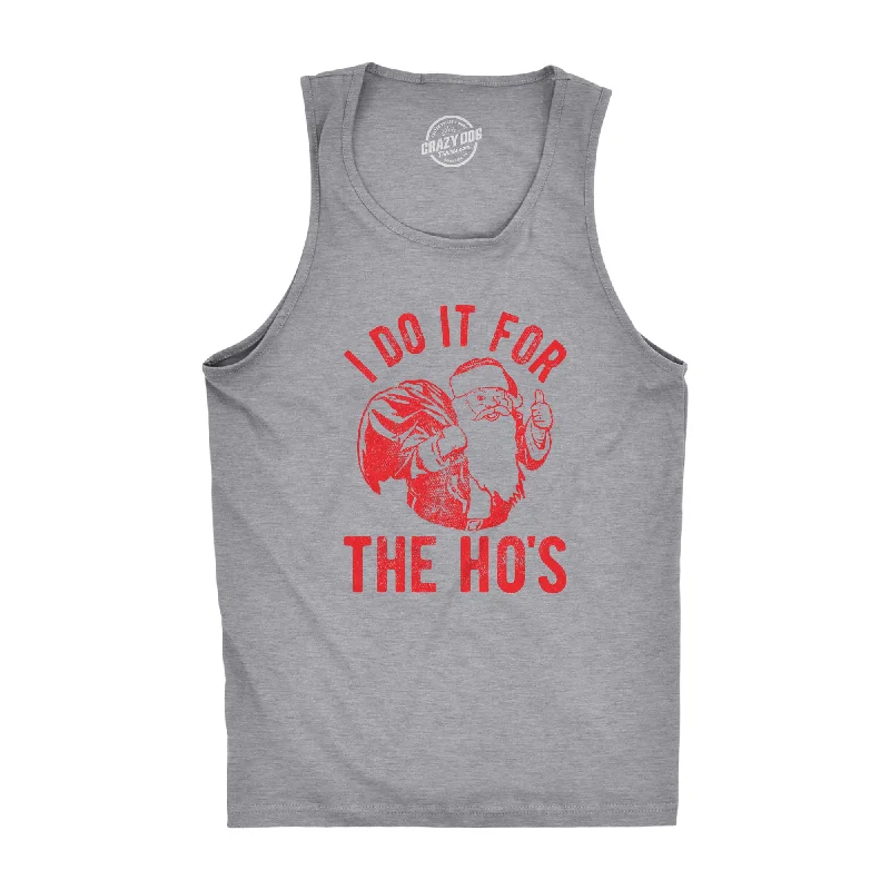 men's tank top solid color-I Do It For The Hos Men's Tank Top