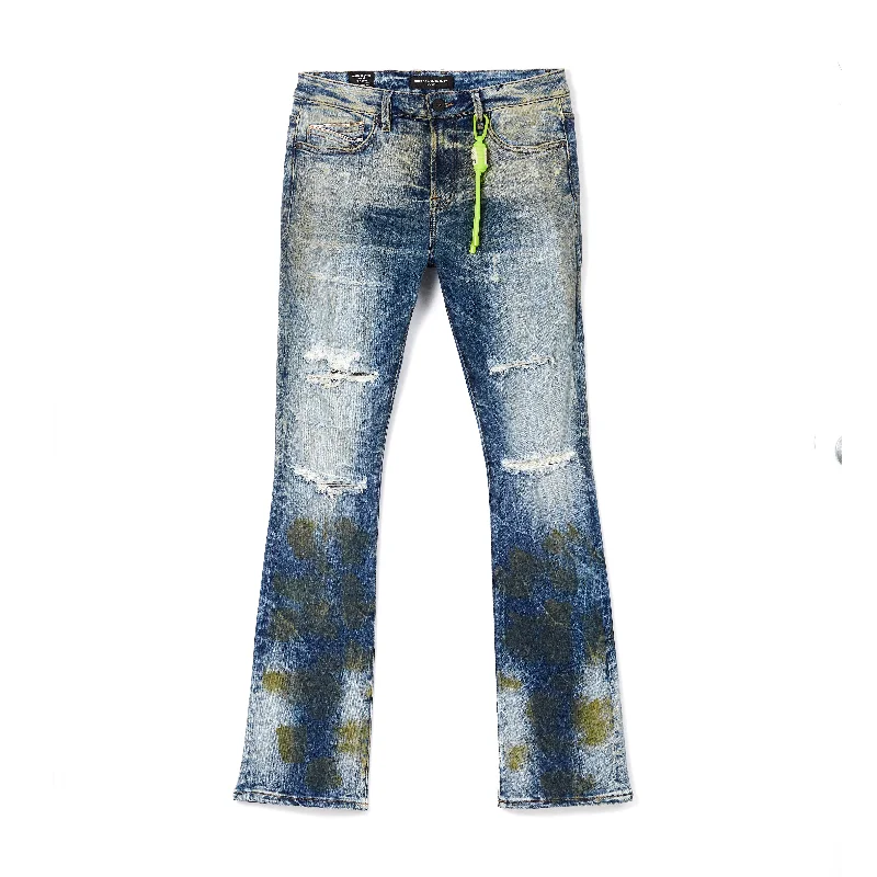 men's luxury trousers-Cult's Lenny Bootcut Jeans in Damian