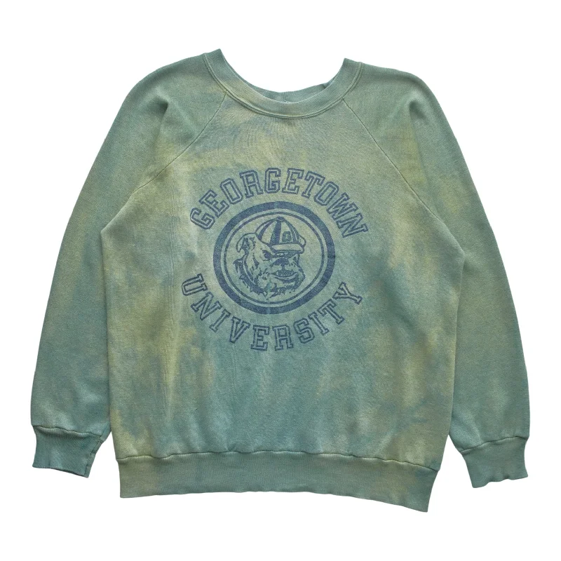 men's street style sweatshirts-(S) 80s Georgetown University