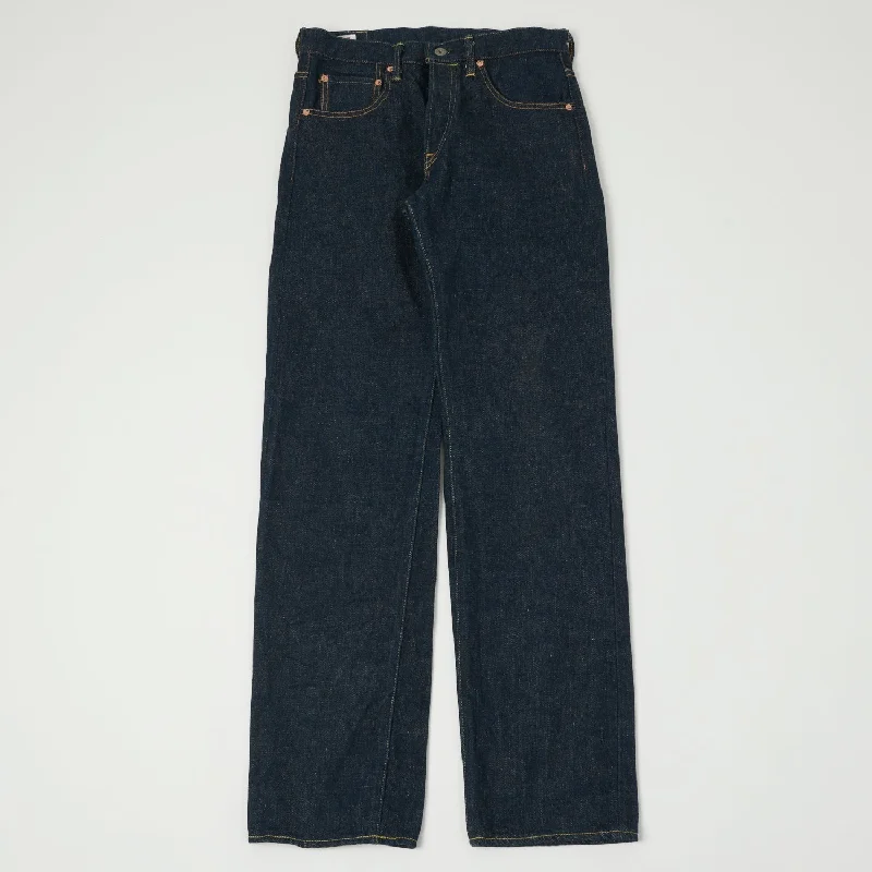 men's tapered pants-ONI 266ZR-KABEG Secret Denim Kabuki Emi Wide Straight Jean - One Wash