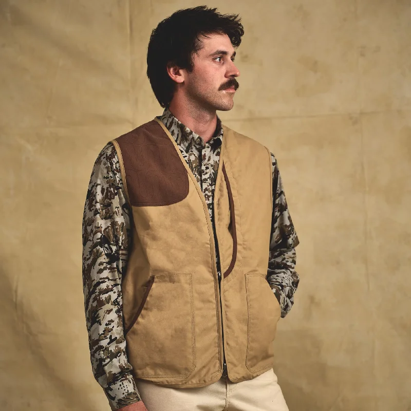 men's chic vests-Men's Field Brush Vest