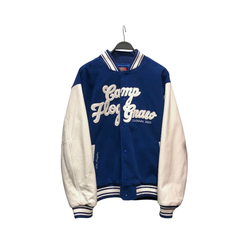 men's trendy jackets-CAMP FLOG GNAW CARNIVAL/Baseball Jkt/XL/Polyester/BLU/2023