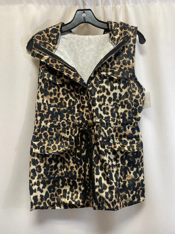 men's fleece vests-Vest Other By Clothes Mentor In Animal Print, Size: S