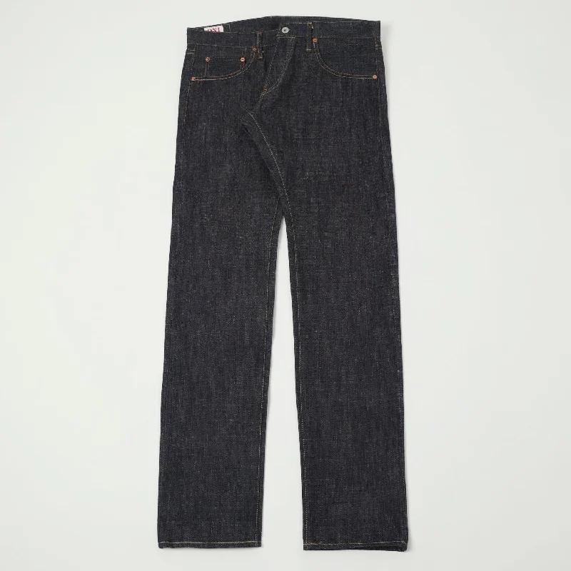 men's affordable trousers-ONI 512 14oz Slim Straight Jeans - Raw