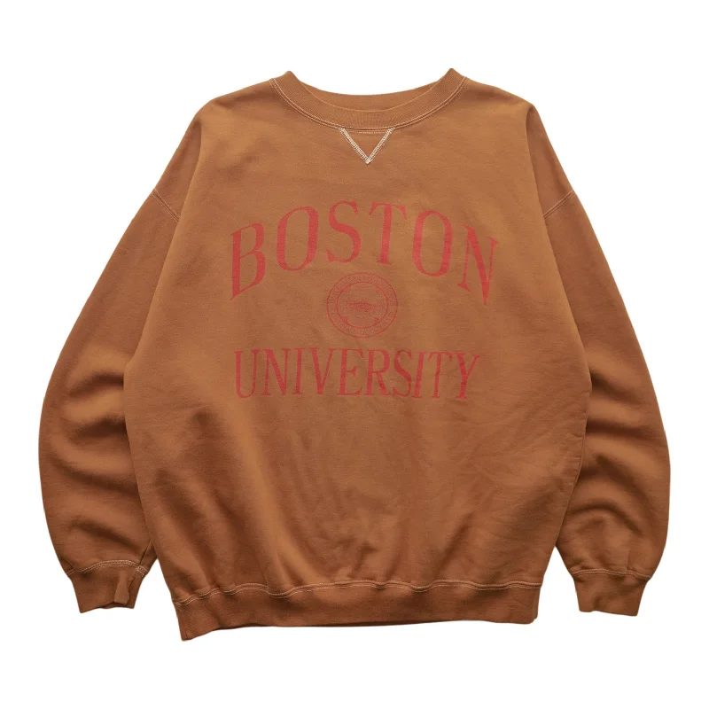 men's casual wear sweatshirts-(XL) 90s Boston University