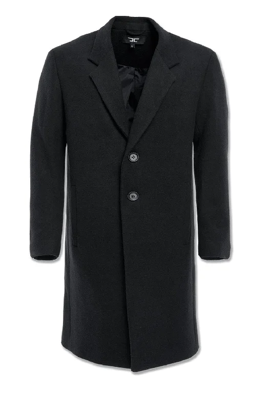 men's UV protection coats-Big Men's Nolita Top Coat (Black)