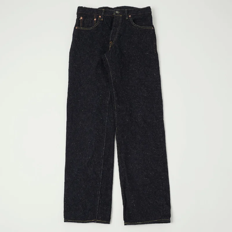 men's versatile pants-ONI 266 'Asphalt' 20oz Wide Straight Jean - One Wash