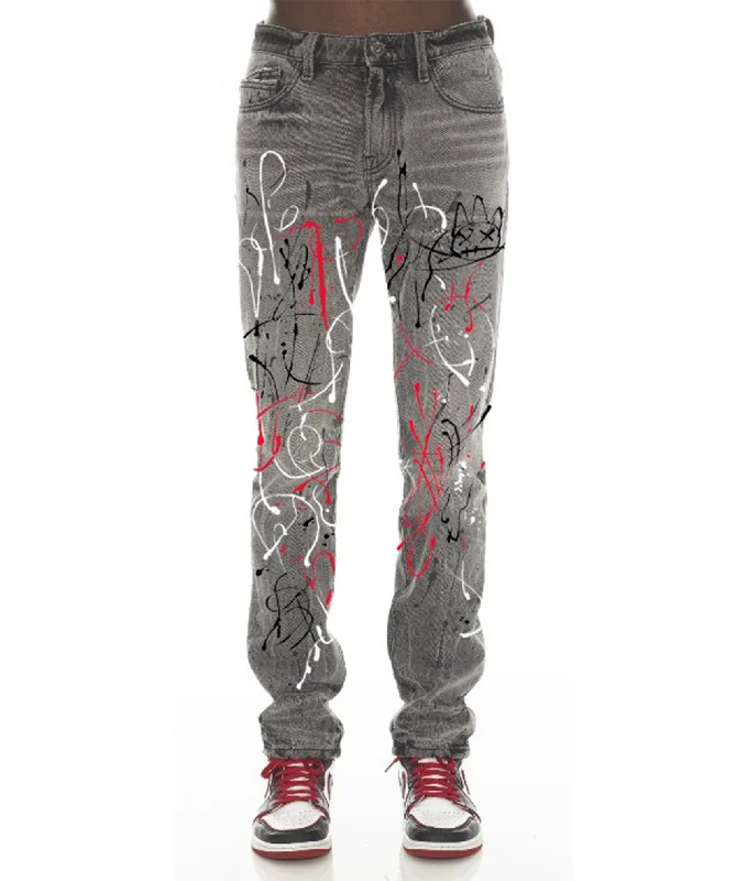 men's lounge pants-ROCKER SLIM RIDGED PUBLIC ENEMY IN PUBLIC