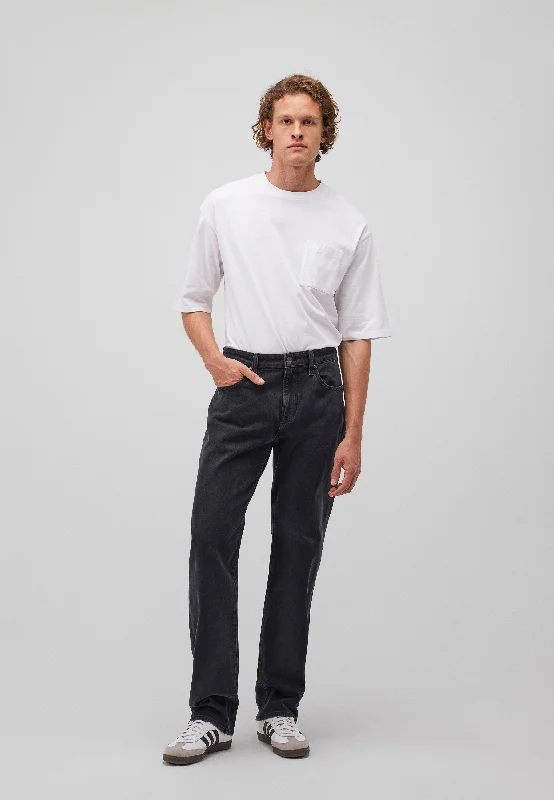 men's flat front pants-LISBON | Loose Straight