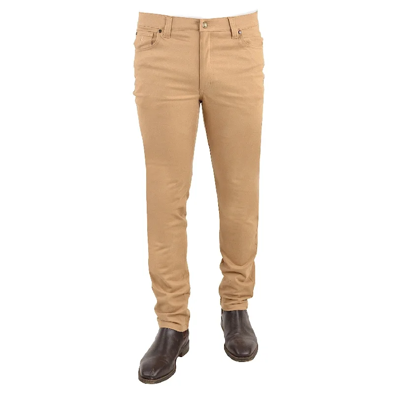 men's fishing trousers-Thomas Cook Men's Slim Moleskin Jean 32" Leg Sand