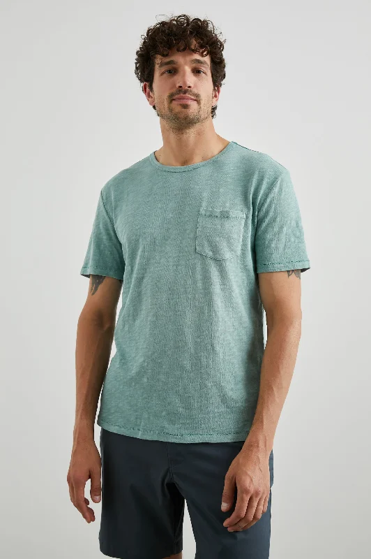 men's office t-shirts-SKIPPER T-SHIRT - JADE