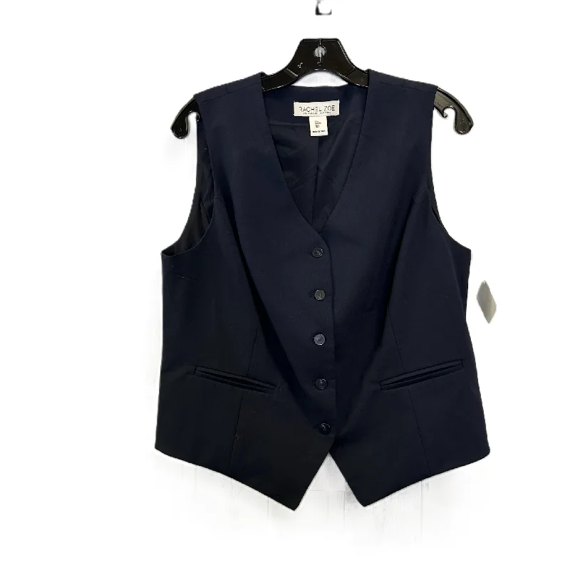 men's sun protection vests-Vest Other By Rachel Zoe In Navy, Size: L