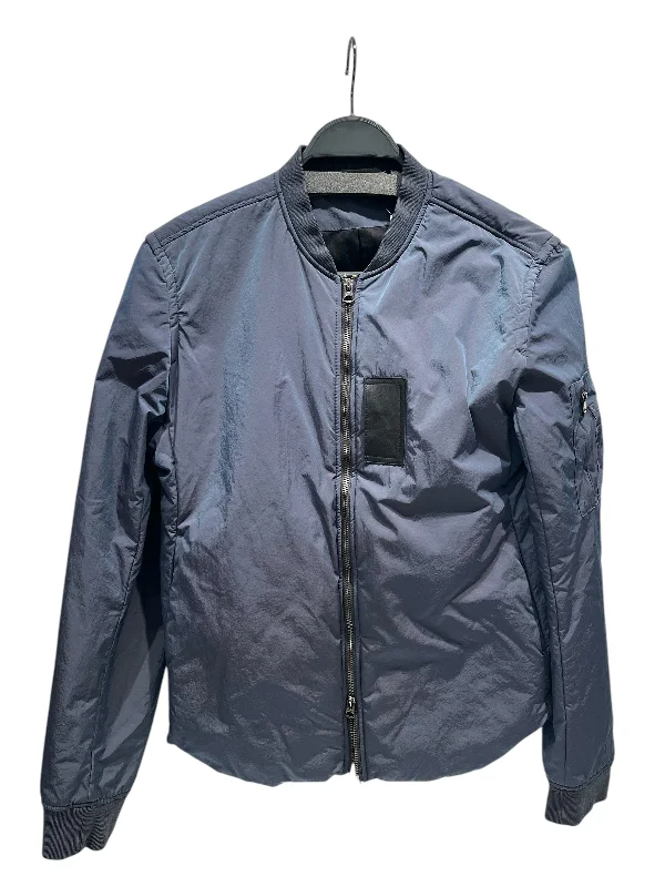 men's recycled jackets-Acne Studios/Flight Jkt/44/Nylon/BLU/IRRIDESCENT BOMBER