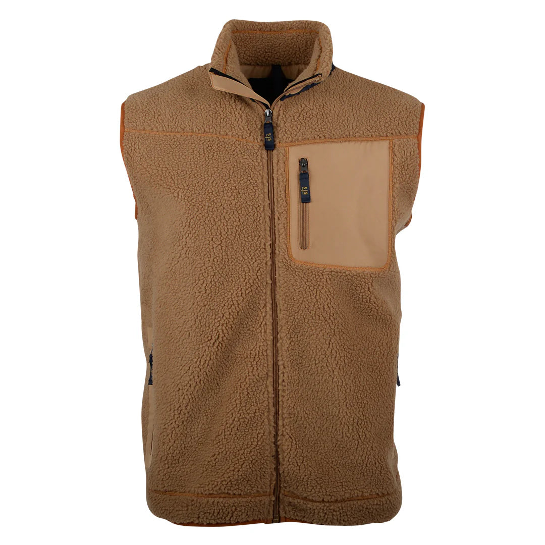 men's work vests-STS Ranchwear Men's Calgary Vest in Tan