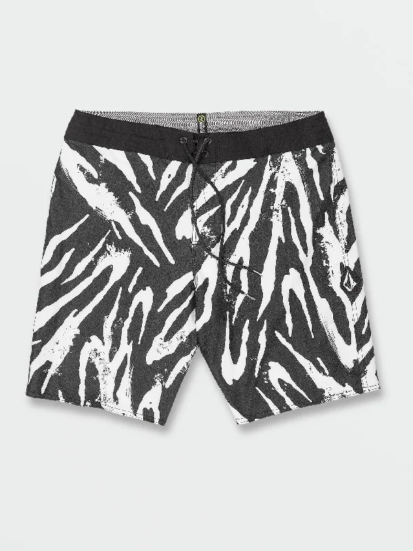 men's drawstring shorts-Stone Party Animals Stoney Trunks - Black