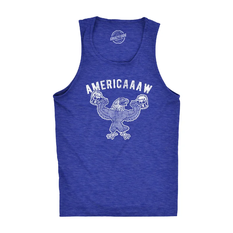 men's tank top with pockets-Americaaaw Men's Tank Top