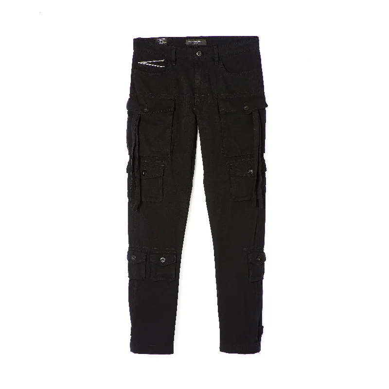 men's high rise pants-ROCKER CARGO IN VINTAGE BLACK