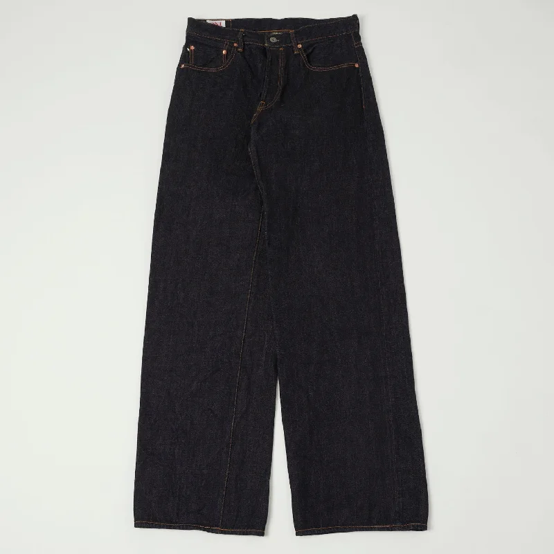 men's hunting pants-ONI 222 15oz Extra Wide Straight Jean - One Wash